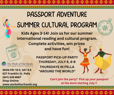 A Passport Adventure Summer Cultural Program launches this July in Pella
