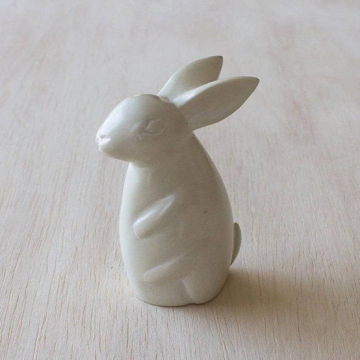 Natural Kisii Stone Bunny Sitting Up