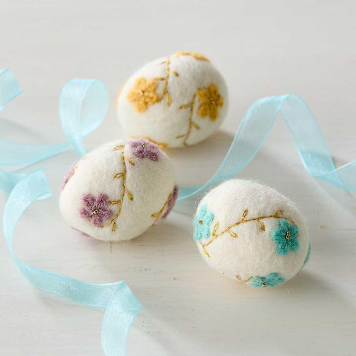 Primrose Felt Eggs