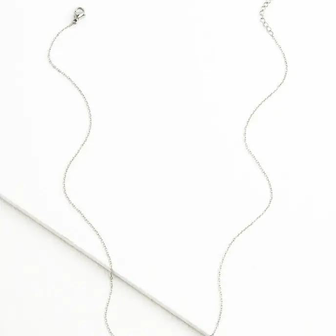 Forever Cushion-Cut Platinum Necklace