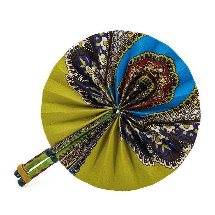 African Fabric Fan