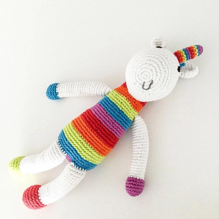 Rainbow Unicorn Rattle