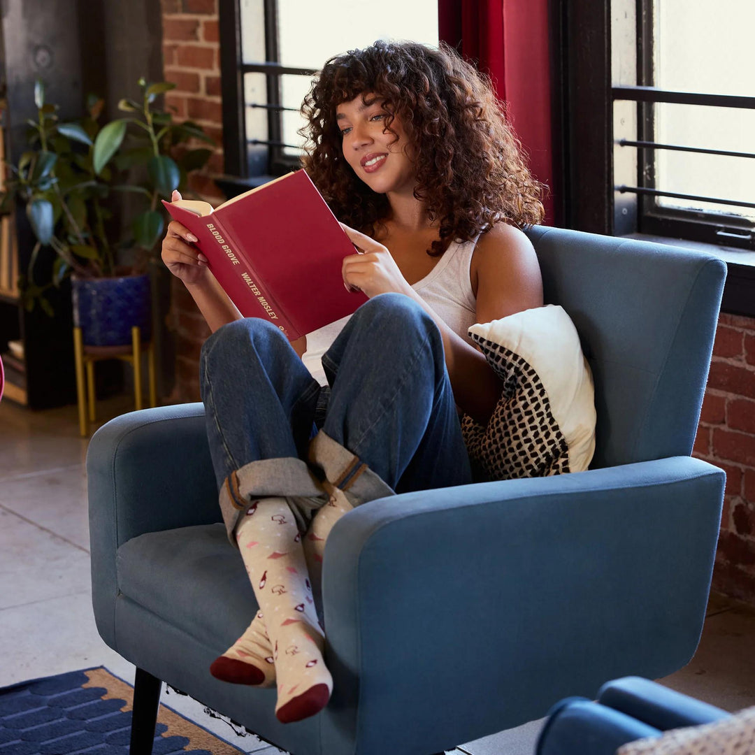 Socks that Give Books (Wine and Books)