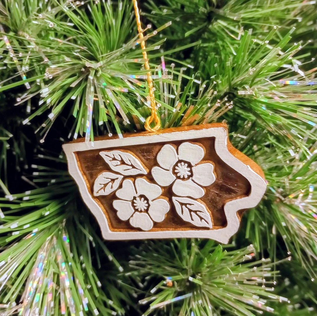 Iowa Wooden Ornament