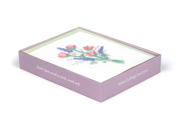 Quilling Card Note Card Box Set -Wildflower