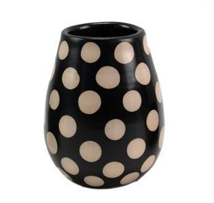 Chulucanas Vase 10cm Polka Dots