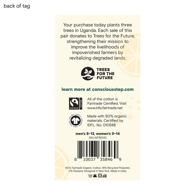 Socks that Plant Trees (Beige Oranges)