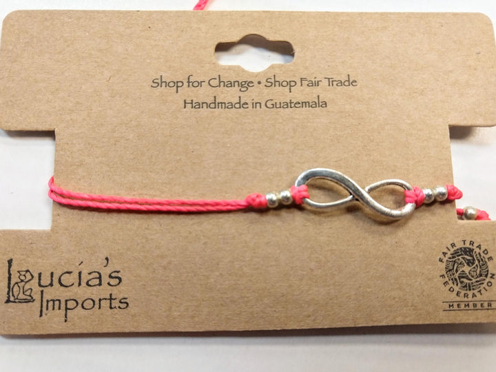 String Charm Bracelet Infinity