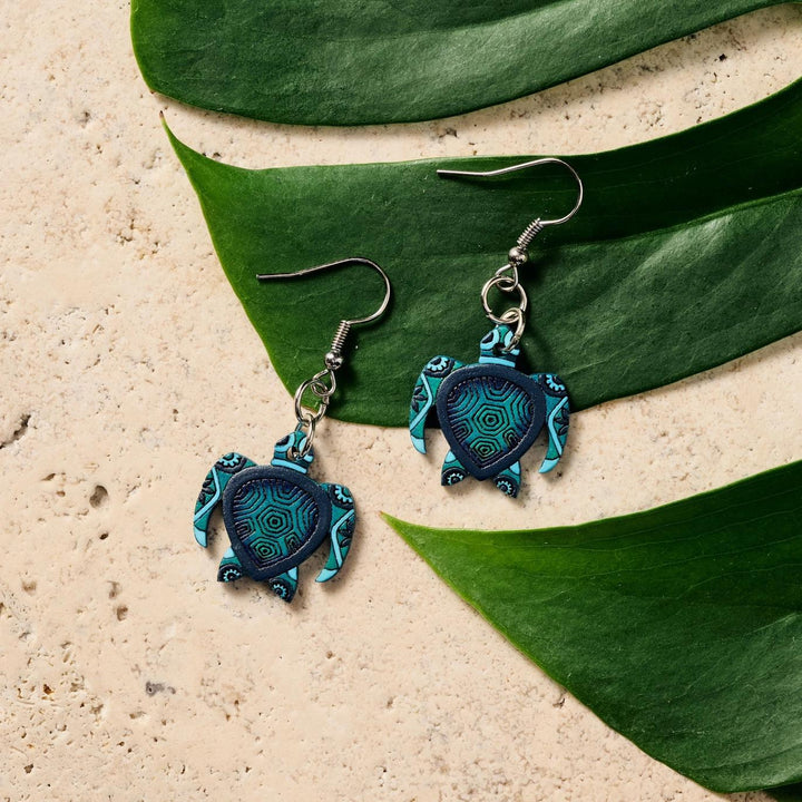 Gourd Turtle Earrings