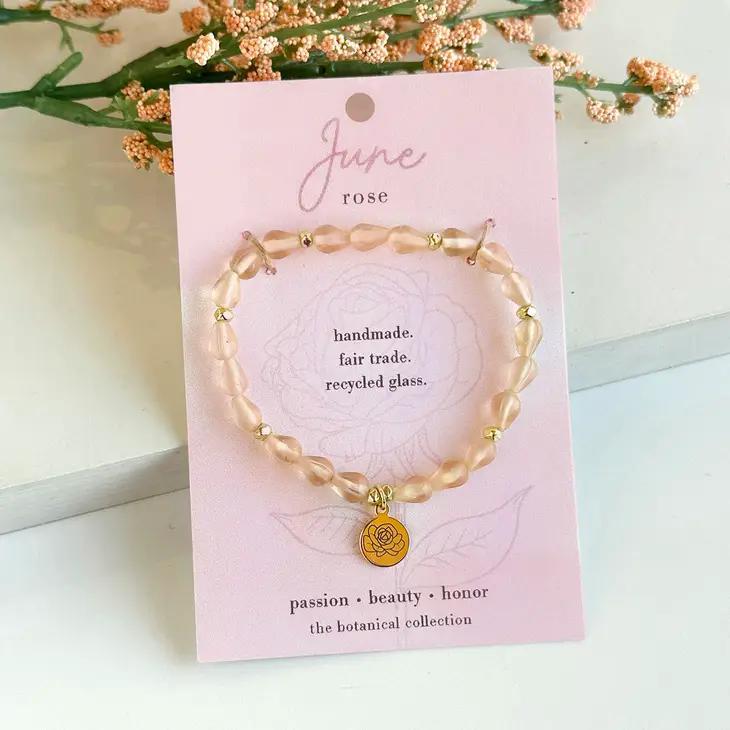 Birth Month Flower Bracelet