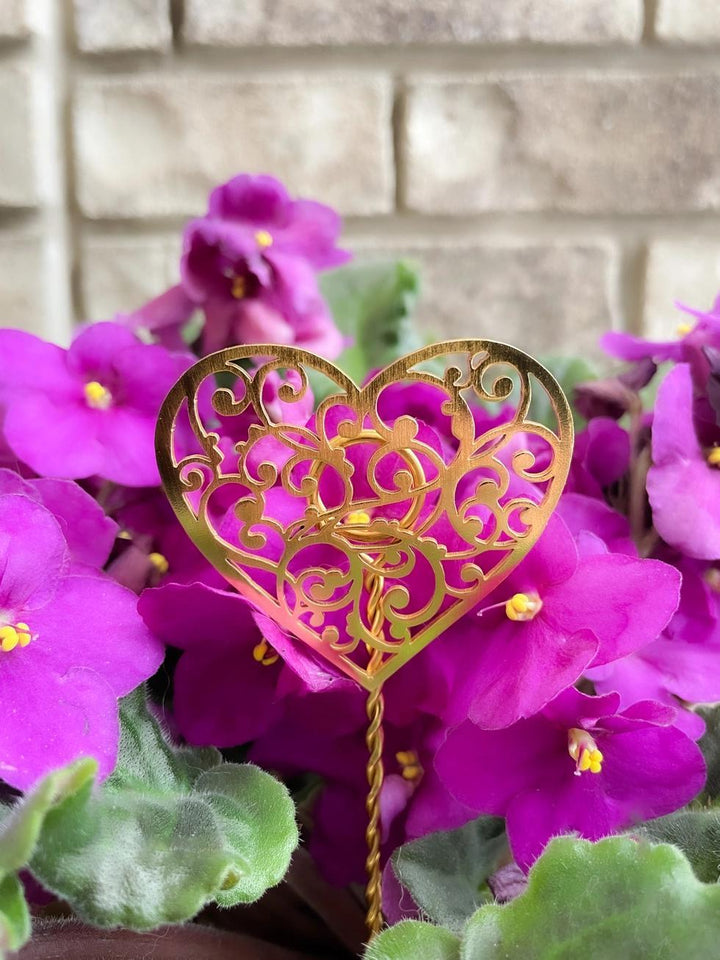 Mini Heart Plant Stake