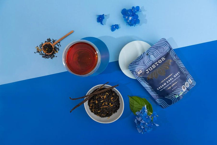 Cream Earl Grey Loose Leaf Tea Pouch