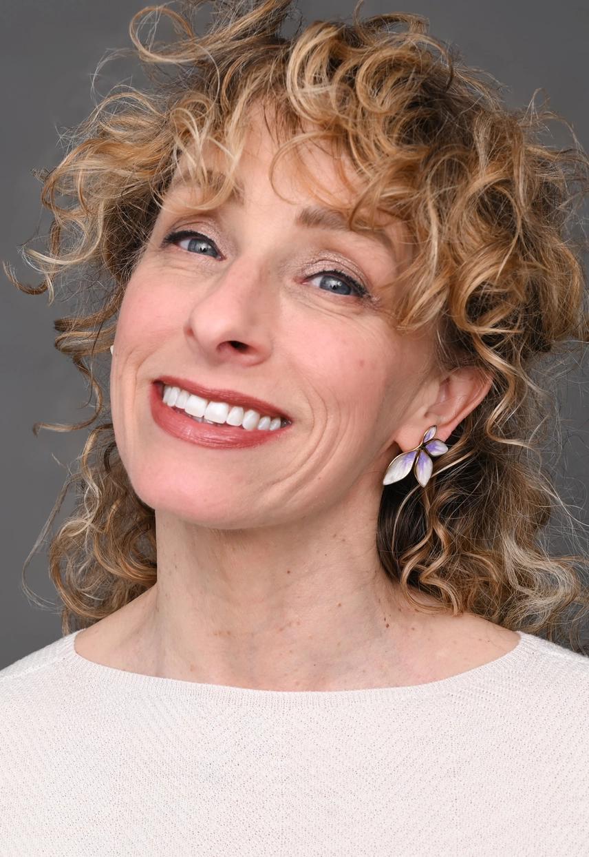 Flourish Lavender Leaf Earrings