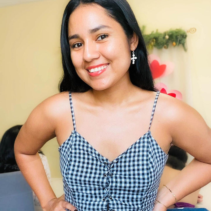 Good News Silver Earrings