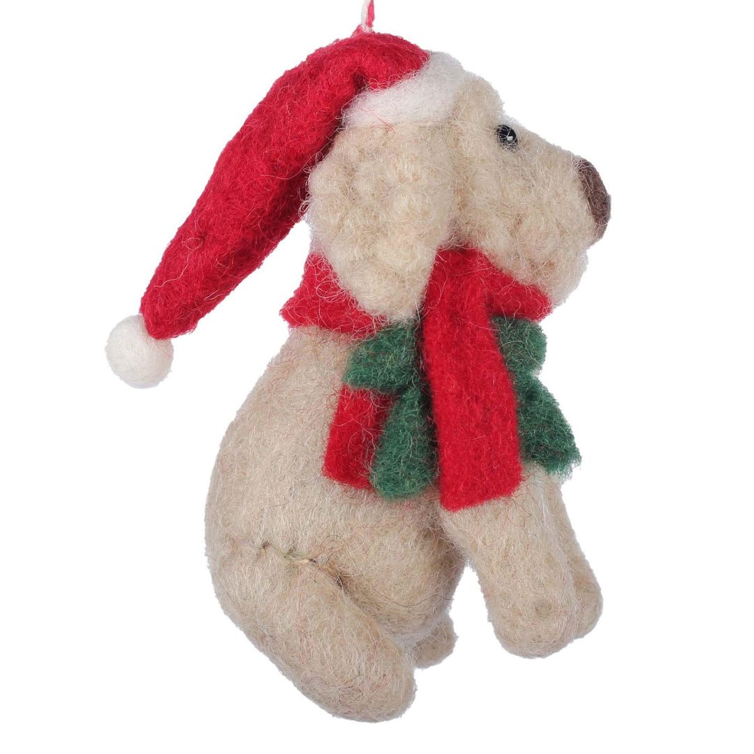 Big Dog Labradoodle Felt Ornament
