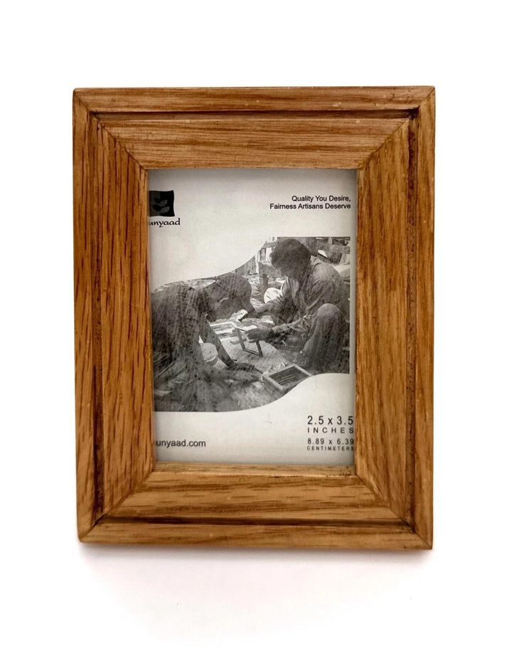 Etched Wood Frame 2.5" x 3.5"