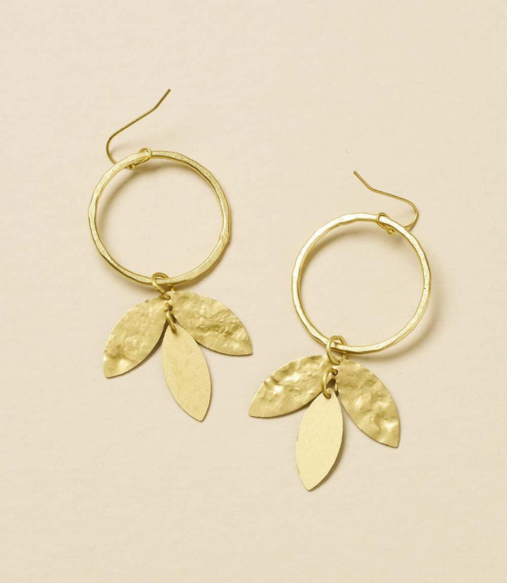 Aamani Vine Hoop Earrings