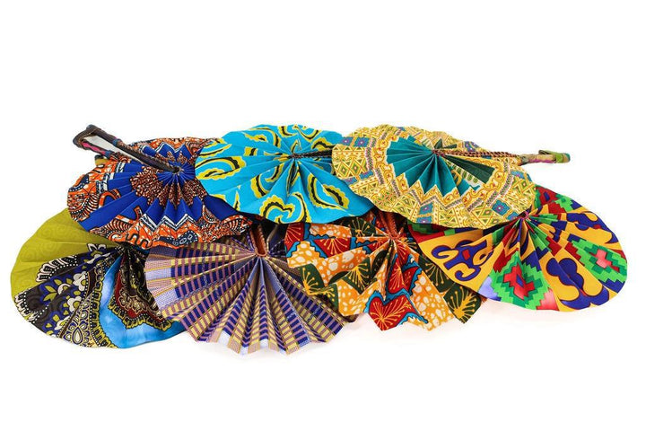 African Fabric Fan
