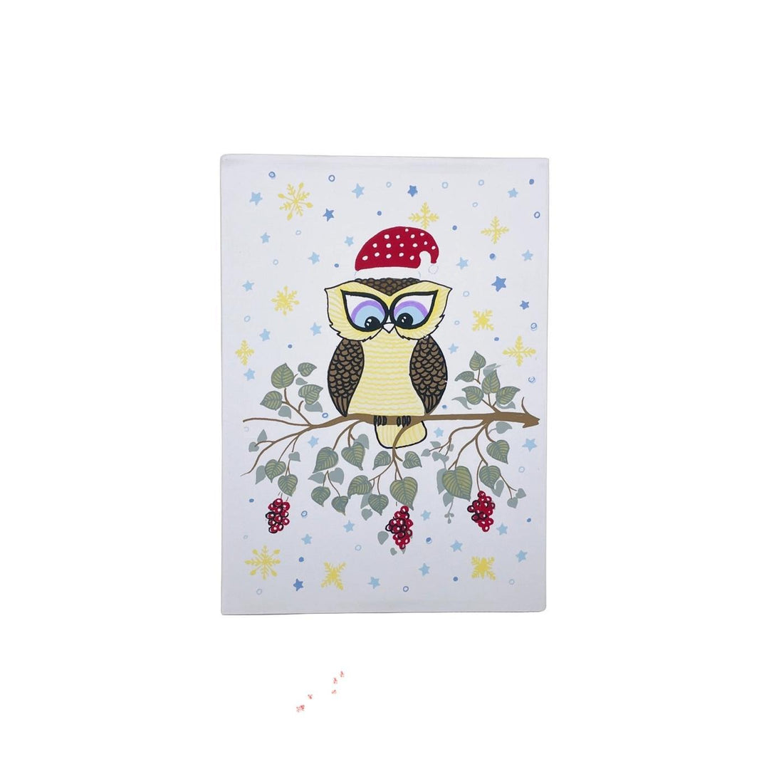 Painted Holiday Card