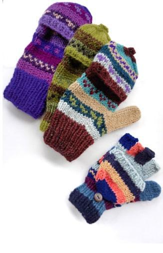 Tibetan Knit Glittens