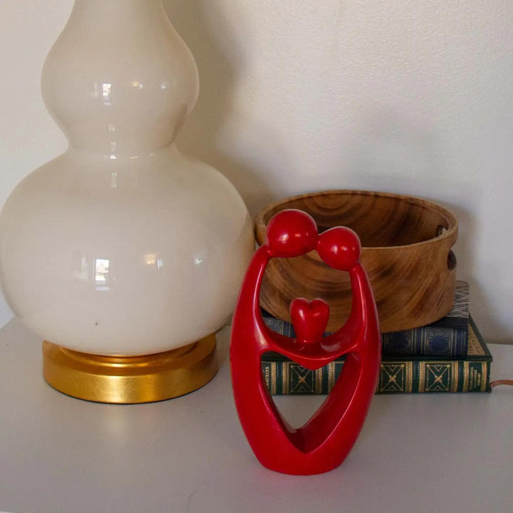 Lovers with Heart Sculpture