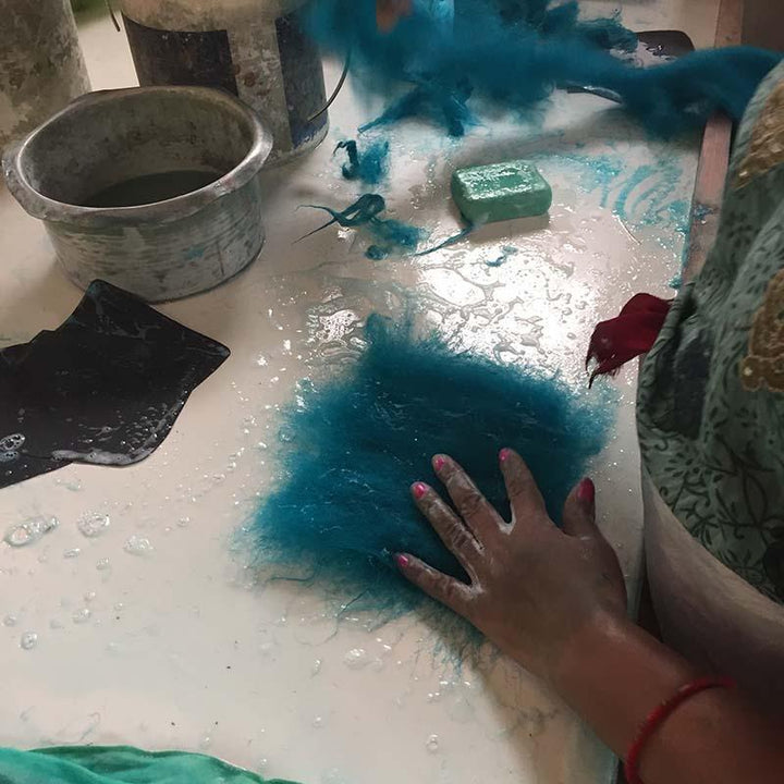 Felt Casserole Trivet in Sage