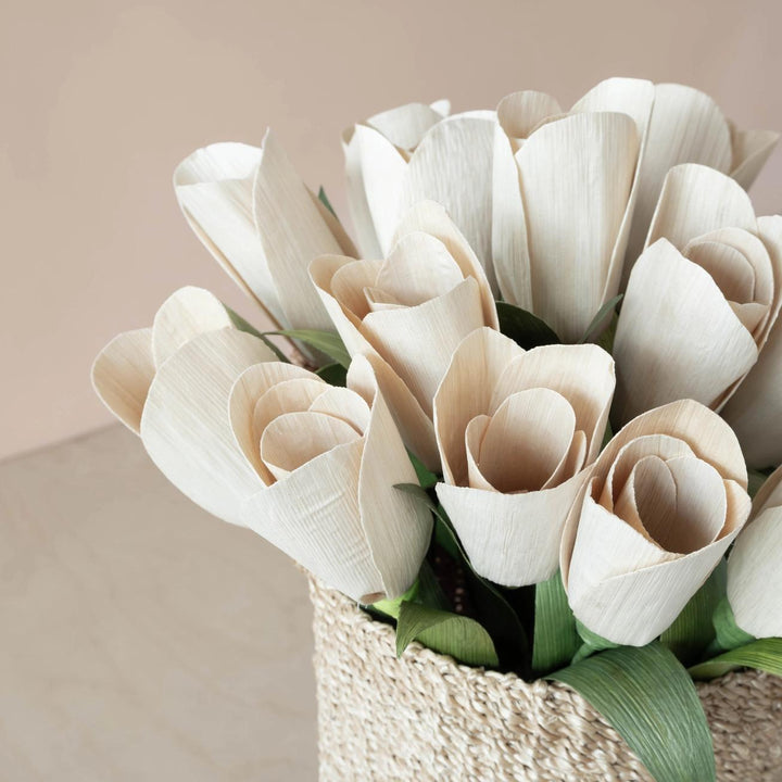 Corn Husk Tulip - Natural