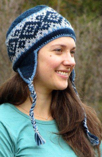 Tibetan Knit Hat with Earflaps