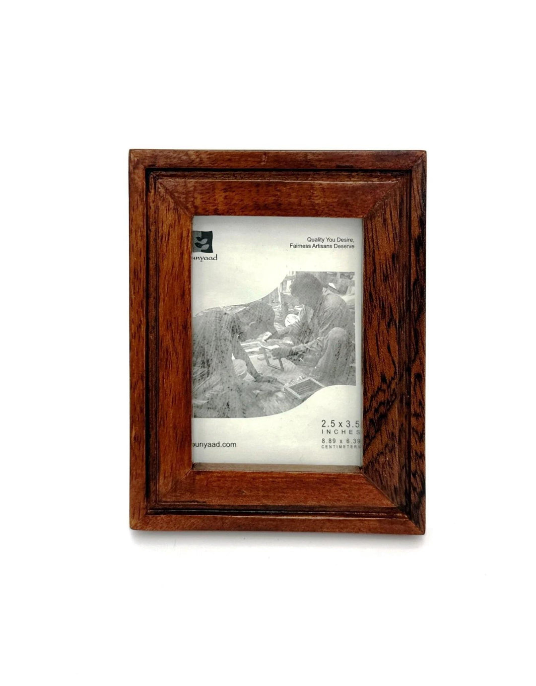 Etched Wood Frame 2.5" x 3.5"