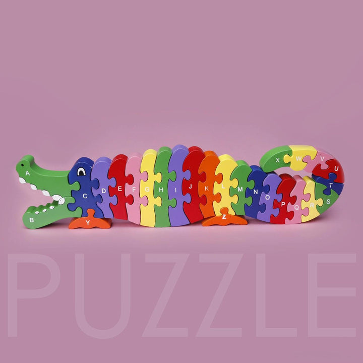 Wooden Puzzle Crocodile