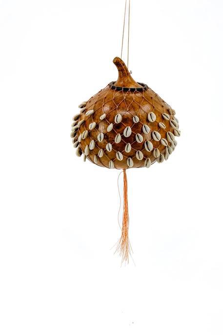 Cowrie Shell Gourd Shaker