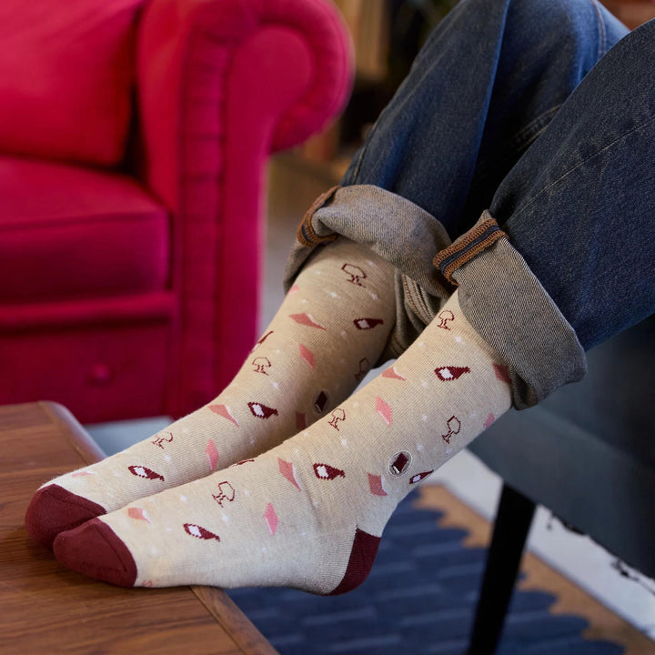 Socks that Give Books (Wine and Books)