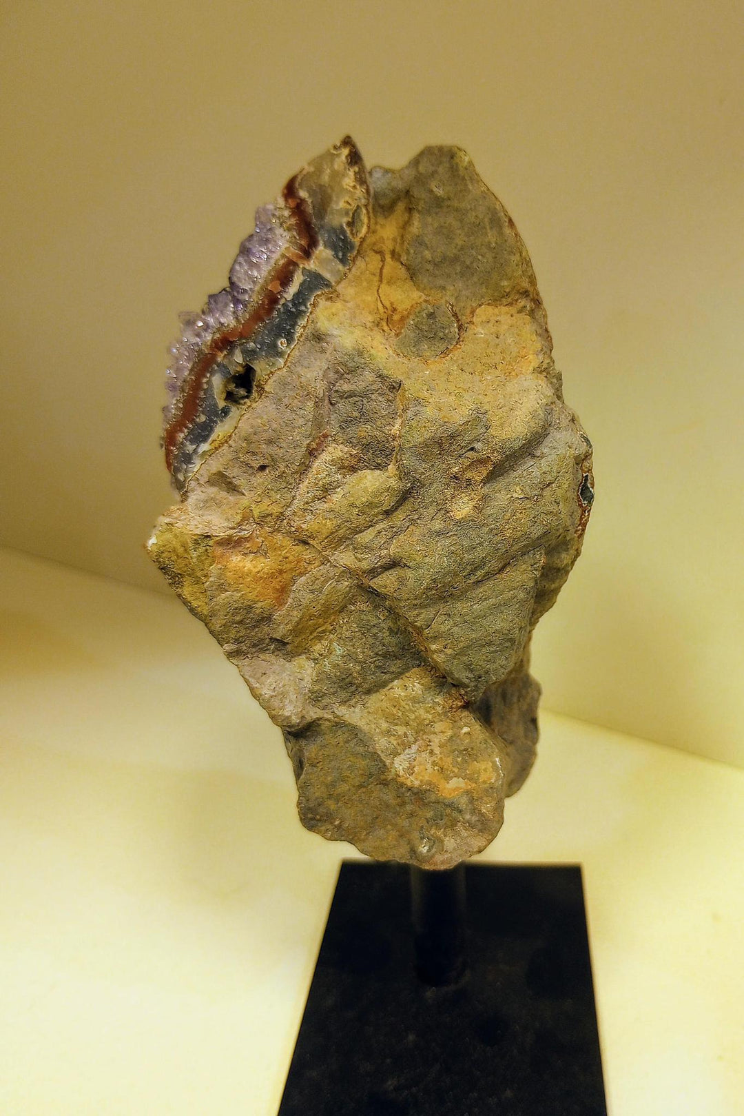 Druzy Amethyst on Stand