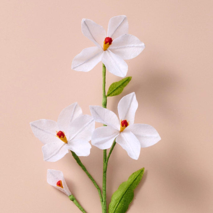 Silk Paper Paperwhite Flower