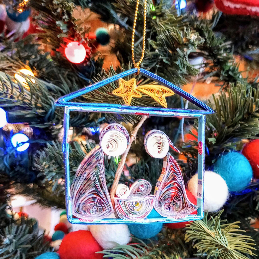 Quilled Nativity Ornament
