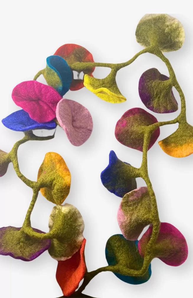 Felt Flower Garland