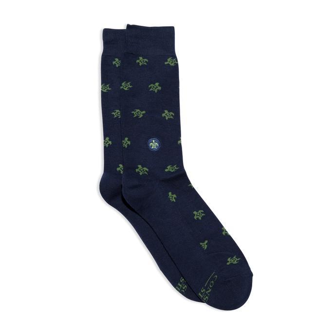 Socks that Protect Turtles (Navy)
