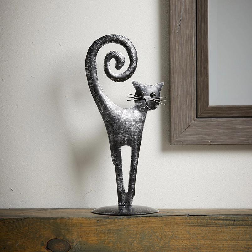 High Tail Black Cat