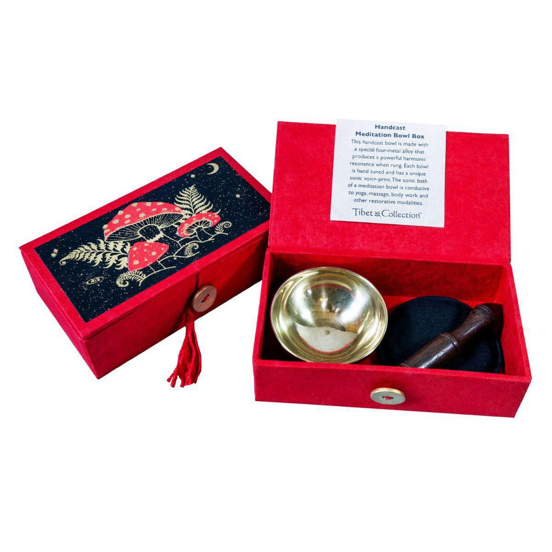 Celestial Mushroom Meditation Bowl with Box