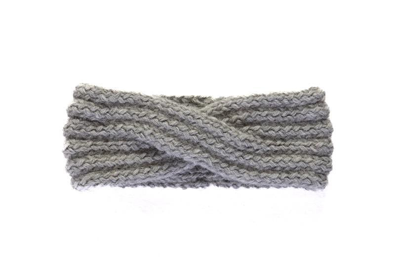 Handknit Alpaca Turban Headband