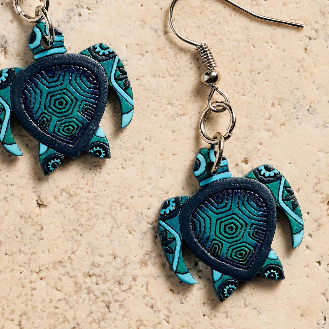 Gourd Turtle Earrings