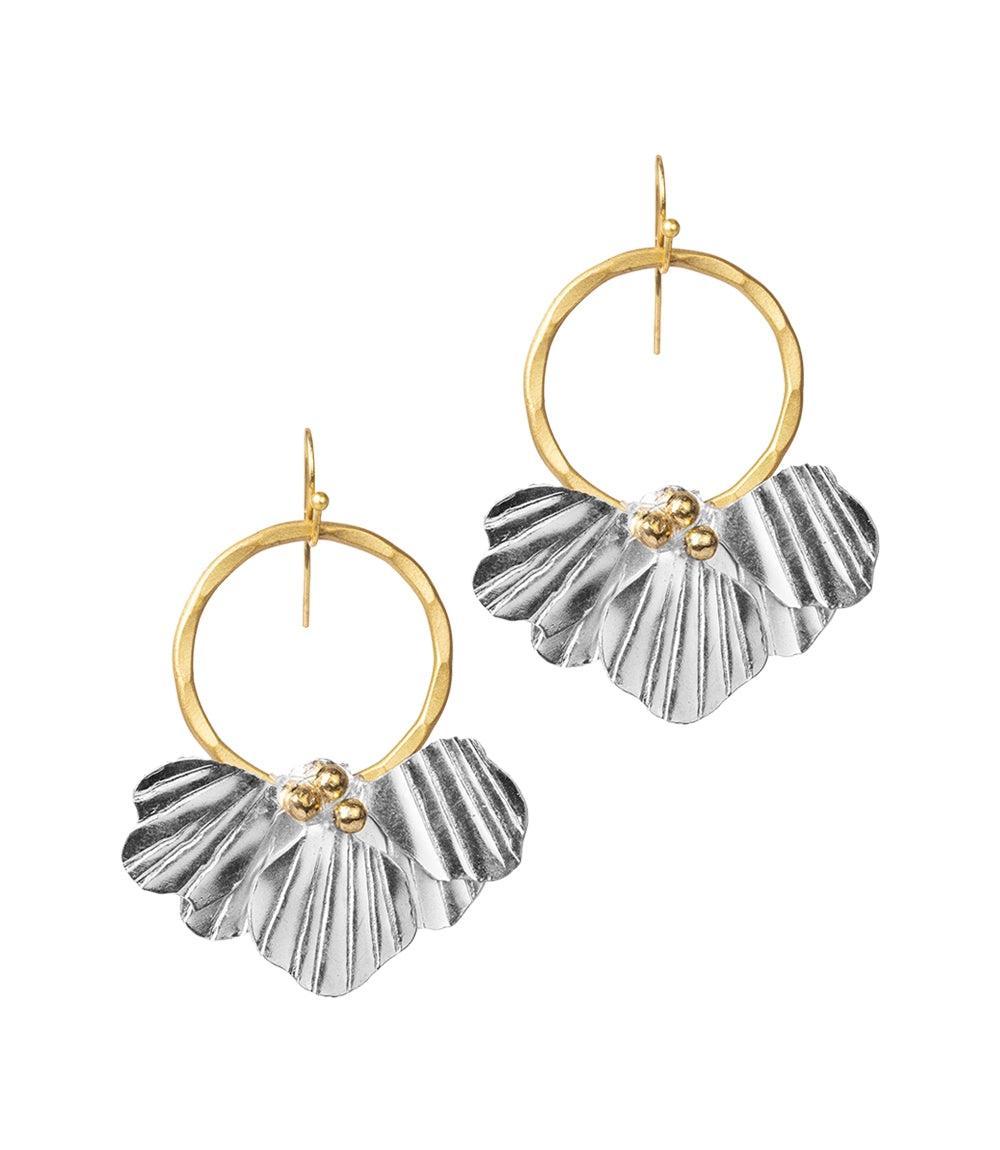 Sayuri Petal Hoop Earrings