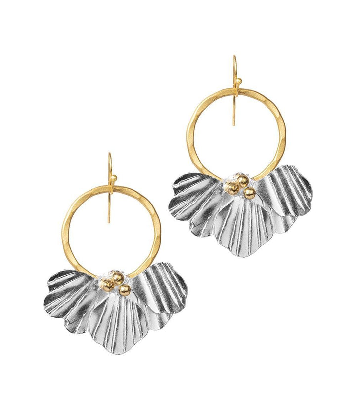 Sayuri Petal Hoop Earrings