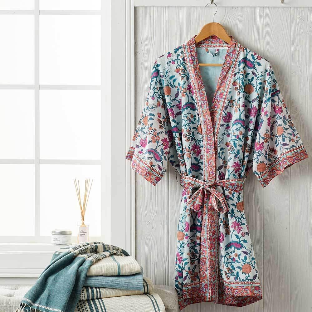 Laila Block Print Robe
