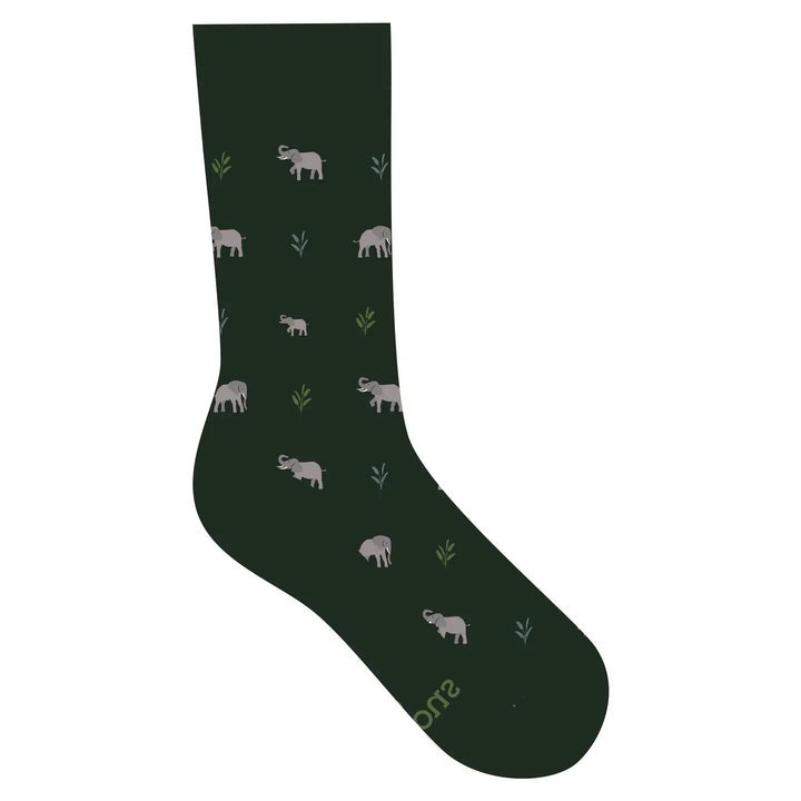 Socks that Protect Elephants (Green Elephants)