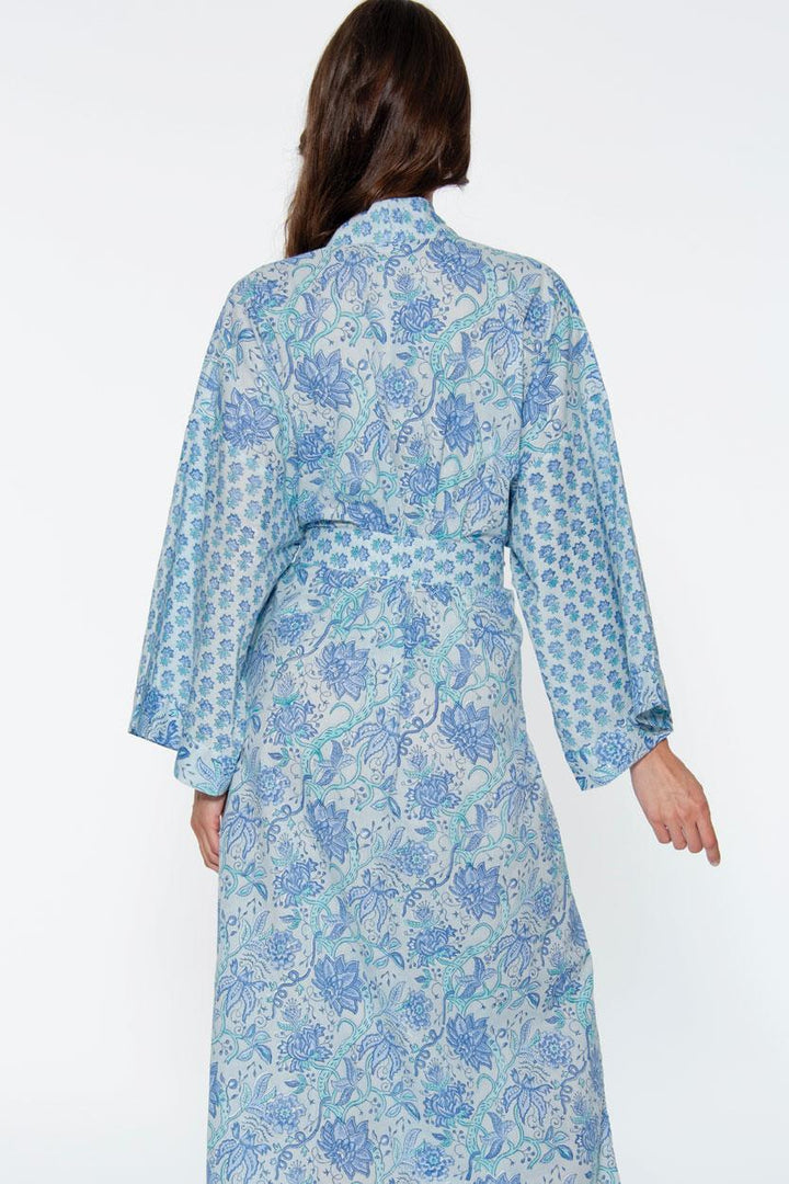 Sangita Block Print Kimono Robe