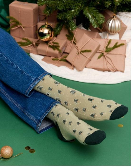 Socks that Plant Trees (Snowy Trees)