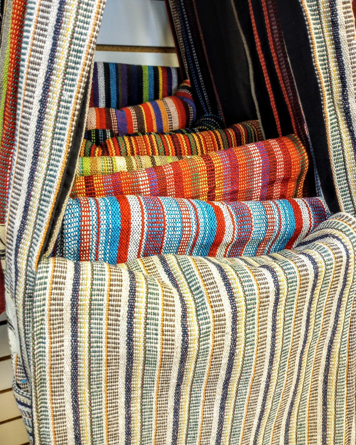 Bright Stripe Messenger Bag