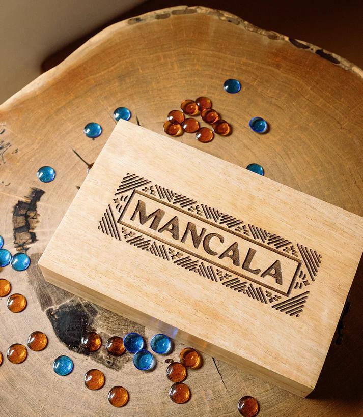 Mancala Wooden Game Set