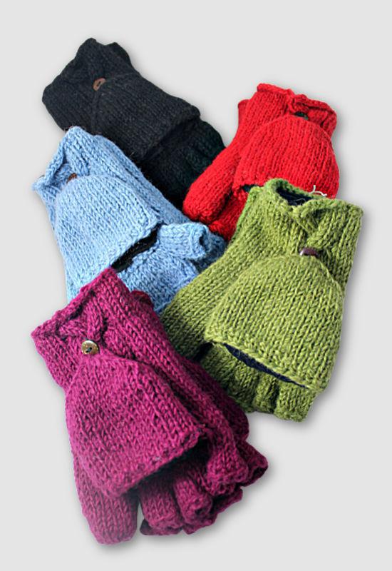 Cable Knit Glittens